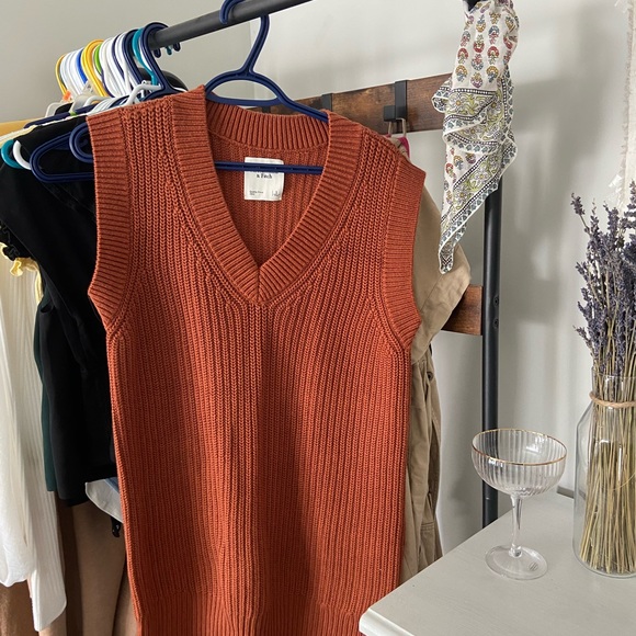 Abrocrombie Sweater Vest Mini Dress 